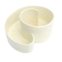Kräuterspirale creme glasiert 240x150x290 mm