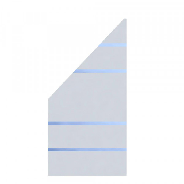 Alpha Designglas Element Sichtschutzzaun ESG