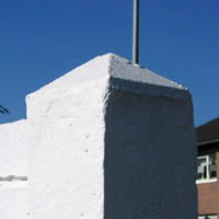 Betonzaun Standard L - Pfostenkappe