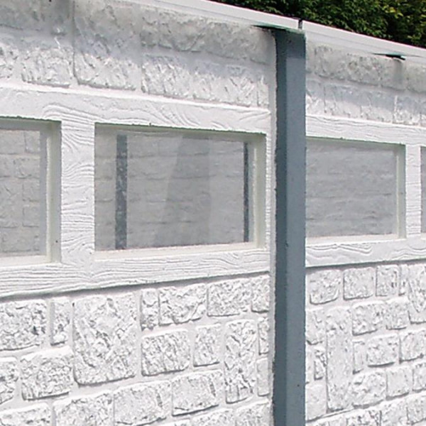 Betonzaun Standard L - Fensterplatte