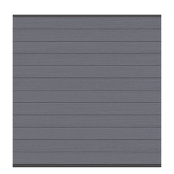 Sichtschutz WPC 178 x 183 cm Anthrazit