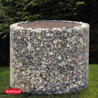 Gabione Hochbeet Ø 1260 x 1000 mm premium