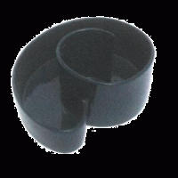 Kräuterspirale blau glasiert 240x150x290 mm