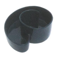 Kräuterspirale anthrazit glasiert 240x150x290 mm