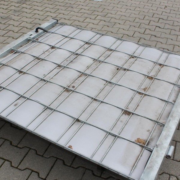 Torflügel 1500 x 1200 mm verzinkt Sichtschutz
