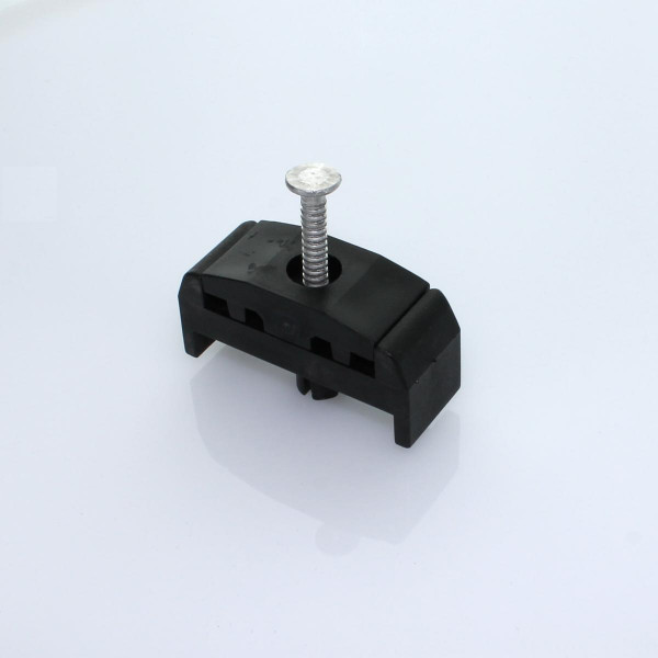 Mattenhalter 60 mm mit Nagel schwarz