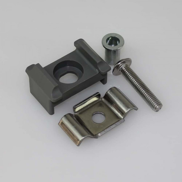 Gittermattenhalter Set Typ MS grau II 40mm