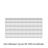 DINO Höhe 1000mm, Gittermatte pro DS, anthrazit