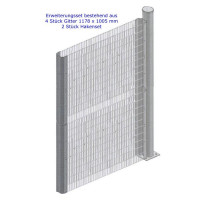 Columella Mauer 1360 x 2010 x 120 mm Erweiterungsset