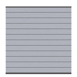 Sichtschutz WPC 178 x 183 cm grau