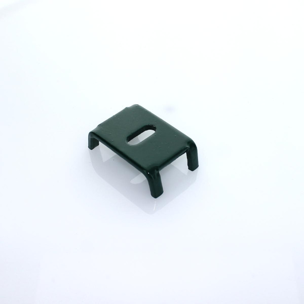 Gittermattenhalter für Zaunpfosten 60 x 40 mm grün