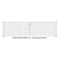 Industrie-Kombitor 1600x4000mm 2-flgl symmetrisch, verzinkt