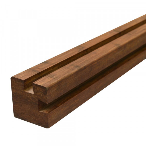 Holzsichtschutz aus Bambus mit Dekordielen Batu