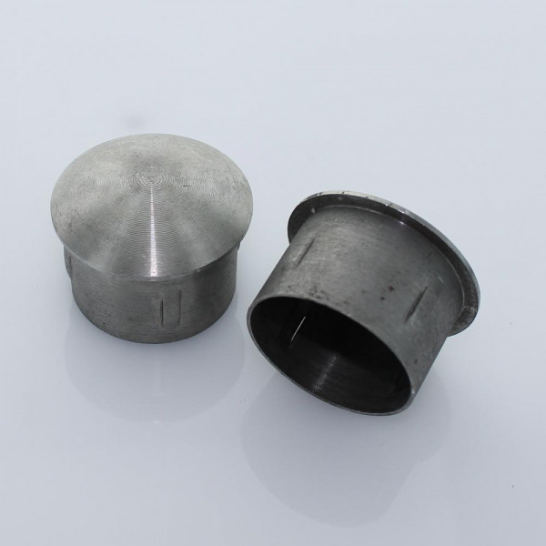 Einschlagstopfen gewölbt Ø 48 mm blank schmal