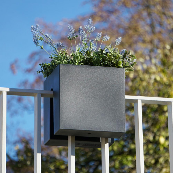 Pflanzkasten aus Kunststoff Teckling cube Design 300 mm