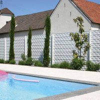 Sichtschutz 1230x2500 mm Gitter in Farbe