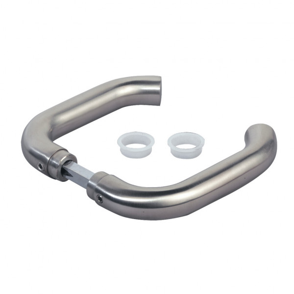 Drückerpaar Edelstahl 60 mm