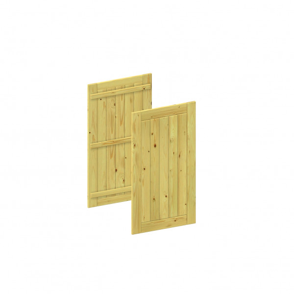 Erweiterungsverkleidung nadelholz Mülltonnen Box System Binto