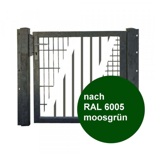 Industrietor Doppelstabmatte 2x0,60 Meter grün