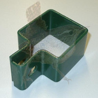 RESTPOSTEN 050x050 mm Schelle grün, 1-tlg ABVERKAUFT