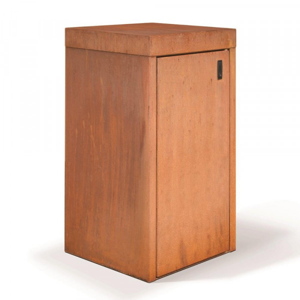 Müllbox für Tonne 140 l Einfach aus Edelrost