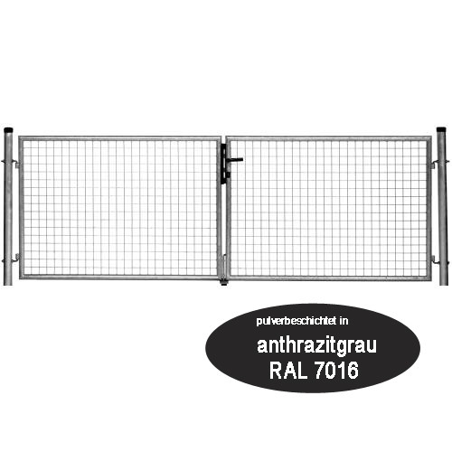 Gartentor K.Kraus Topcolor grün 2-flügelig