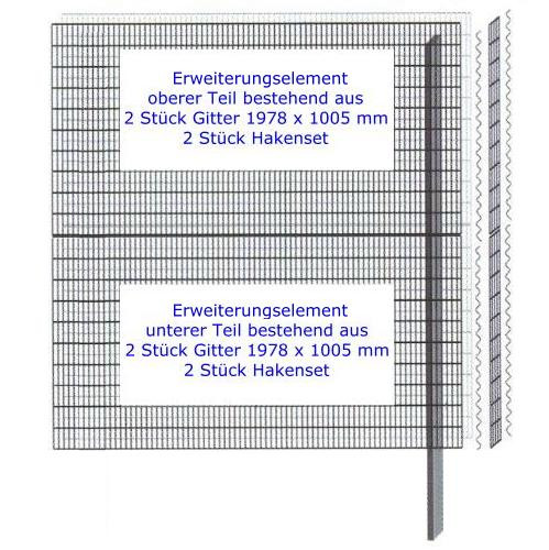 Mauersystem Paravento Gabionenwand 1978x2010