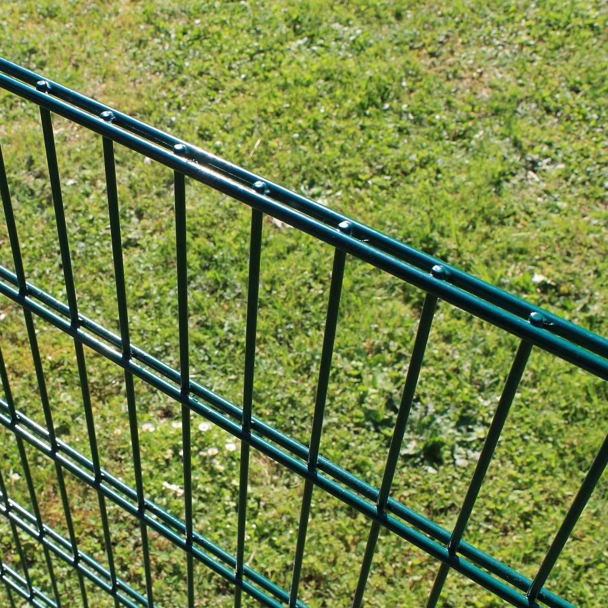 Wandanschlusswinkel Doppelstabmattenzaun Zaun grün 5x mit Schraube Mutter 