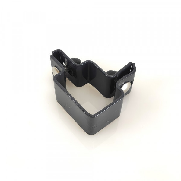 Eckschelle Pfosten 6x4 cm Anthrazitgrau mit Schrauben