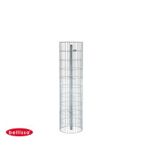 Steinsäule Höhe 1500 mm rund Pronto mit Pfosten