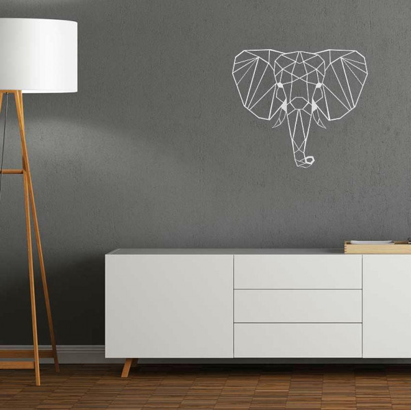 Dekoration Wanddekoration Elefant Metallkunst
