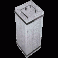Hochbeet Granit Quadrat 0270 x 0270 x 600 mm