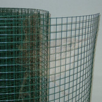 ESAPLAX-Gitter 12,7x12,7x0,90x0500 mm, plastifiziert grün