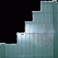 Sichtschutz 1800-1000x0900 mm Treppe grün