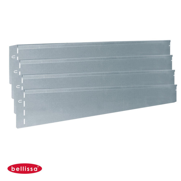 Rasenkante Metall 1180 x 130 mm - 4er Set