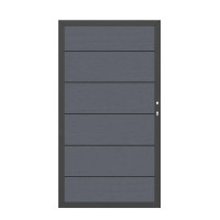 Tor WPC XL 0980 x 1800 mm 1flgl. anthrazit DIN rechts