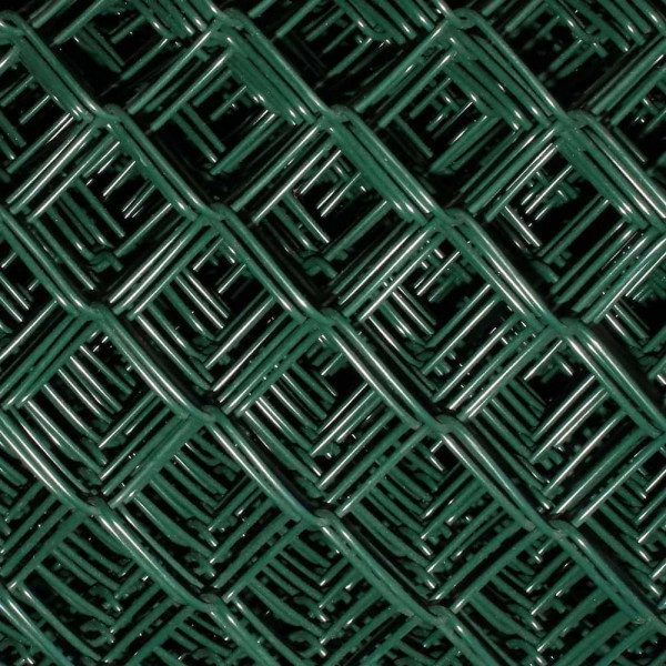 Maschendrahtzaun grün 1750 mm, Geflecht 30x3,1 mm auf Wunschmaß zugeschnitten