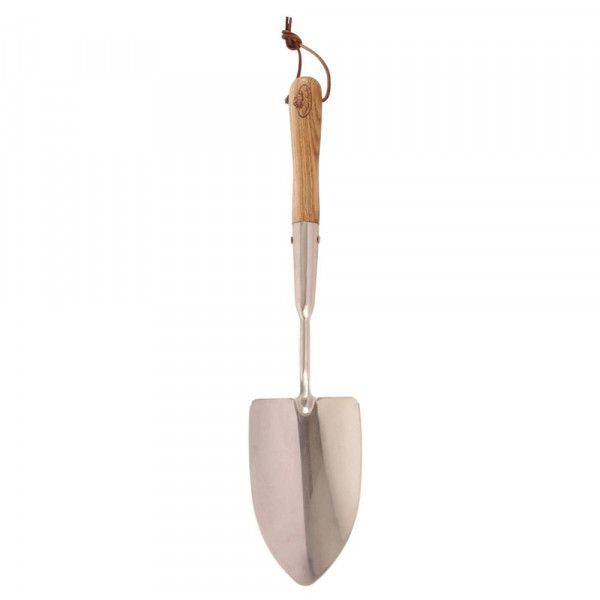 Edelstahl Gartenwerkzeug mit Holzgriff Blumenschaufel XL