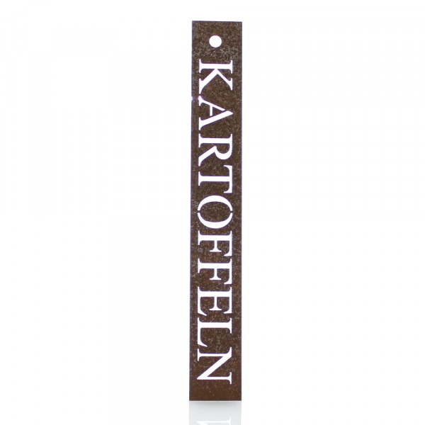 Rost Schild Blumenstecker Garten Metallkunst