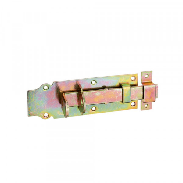 Türriegel Schlossriegel gerade 180 x 64 mm gelb-verzinkt