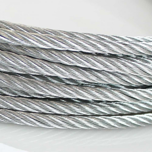 Stahlseil als Rankhilfe 6,0 mm in verzinkt