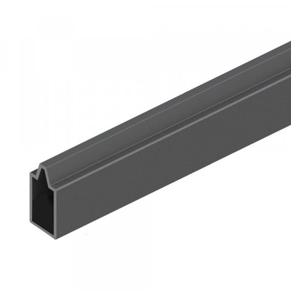 Sichschutzzaun mit WPC Aluminium Abdeckleiste