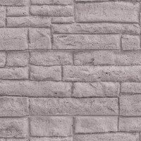 Betonzaun Mediterran - Rockstone Platte grau