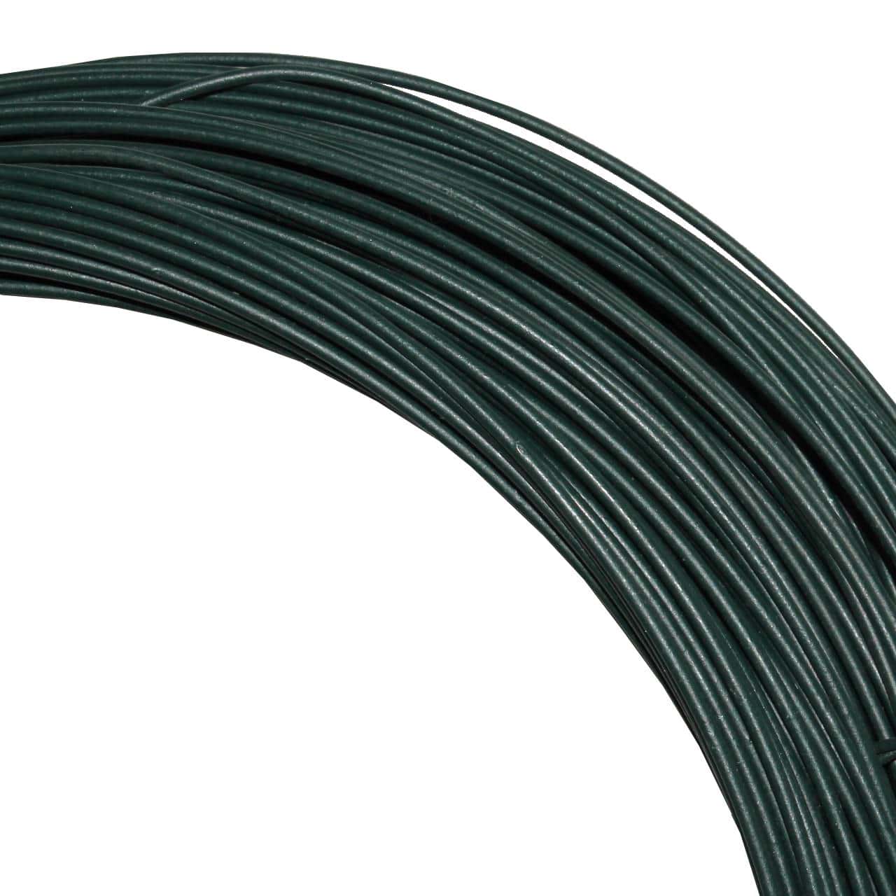 Dr&auml;hte kunststoffummantelt grün, grau, anthrazit