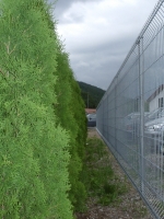 Gitterzaunanlage des Typs GZ-LGK - Leichtzaun/Leichtzäune