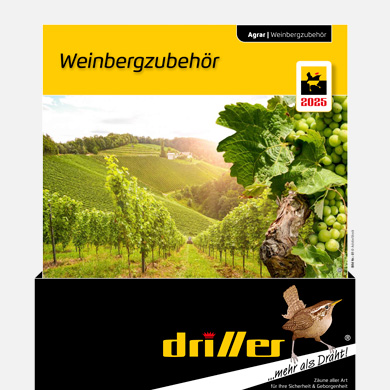 Weinbergpfosten, Weinbergdraht für den Weinbau.