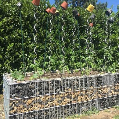 Hochbeet für Tomatenzucht