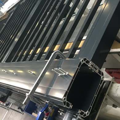 Aluminiumschiebetor Silverline