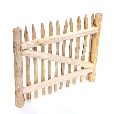 Holztore aus Kastanienholz für Staketenzaun