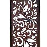 Metall Deko Paravent Design Foglia